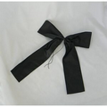 16" Nylon Black Mourning Bow